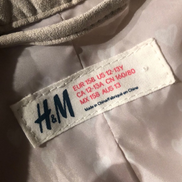 NWOT H&M Girls Biker Jacket - Picture 2 of 9